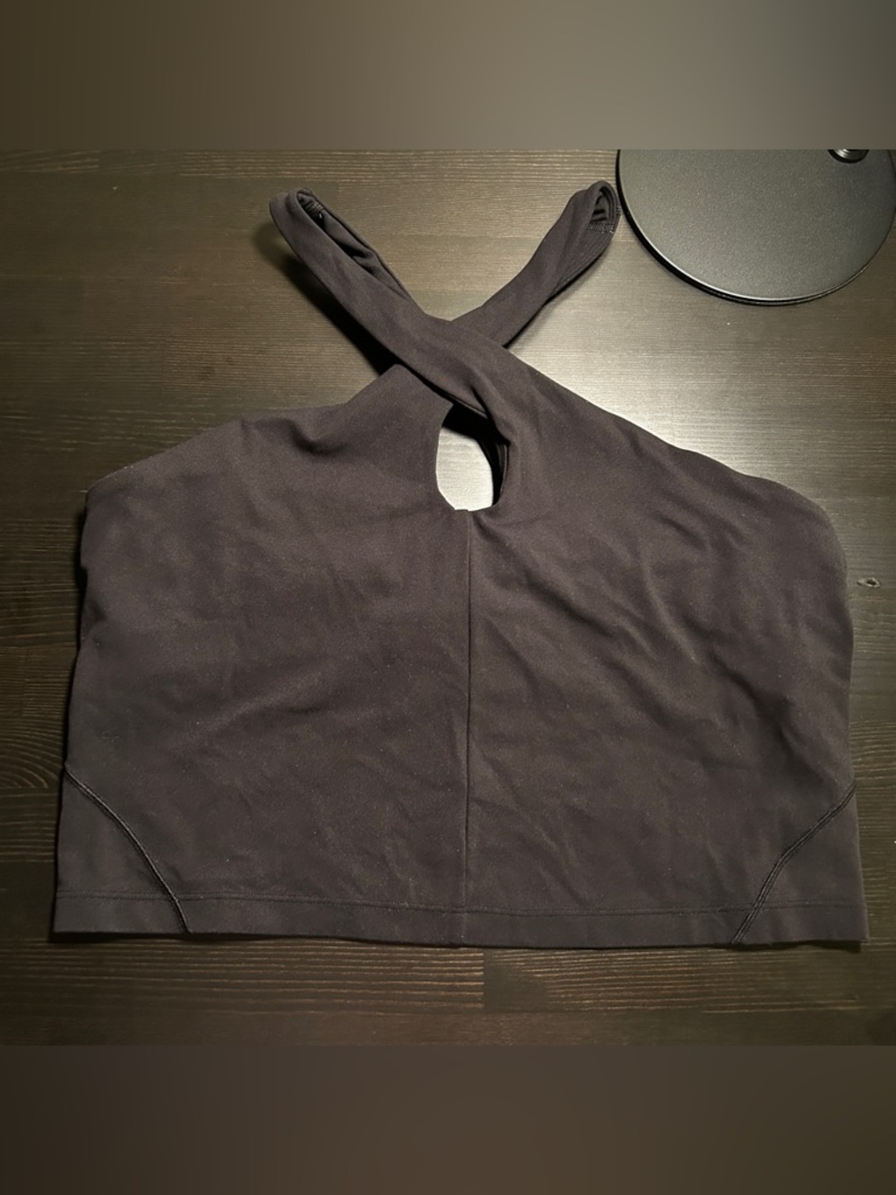 lululemon Align Keyhole Halter Tank -- Black (size 14)